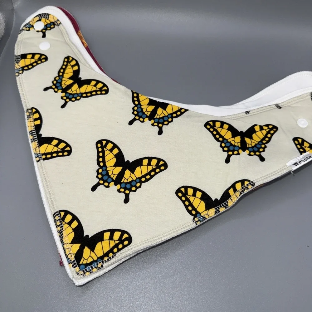 7- Wesote‎ Triangle Cotton Baby Bibs Teething